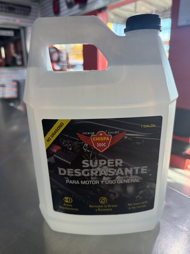 [DESGRASANTE 1GL / 128OZ / CHI-004] SUPER DESGRASANTE CHISPA