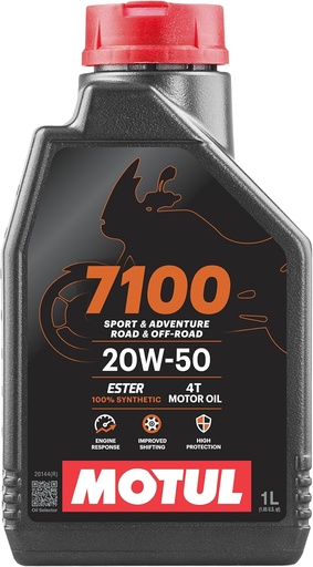 [SAE 20W-50 / 20W50 / 7100 /] ACEITE 7100 MOTUL 20W50