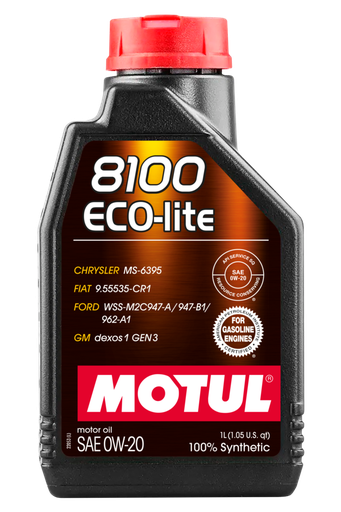[SAE 0W-20 / 0W-20 / 1L] ACEITE 8100 ECO-LITE 0W-20 MOTUL
