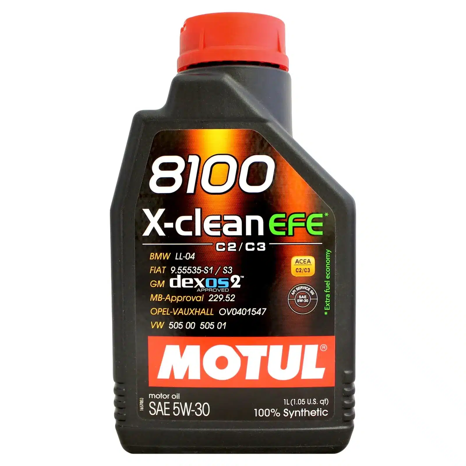 [5W-30 / 1/4 / 1L / M300370 / GASOIL] ACEITE 8100 X-CLEAN EFE MOTUL GASOIL 5W-30
